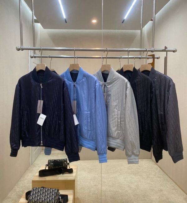 856e1028 CD Monogram Zip-Up Jacket