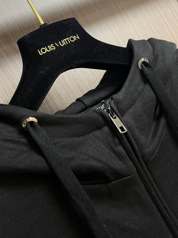 DG Printed Crest Logo Zip Hoodie - Black