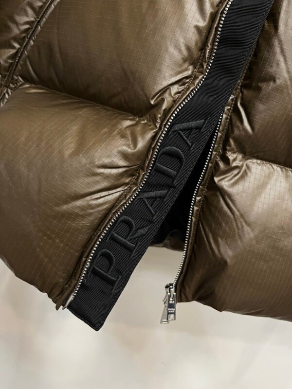 PRDA Quilted Puffer Jacket with Logo Patch