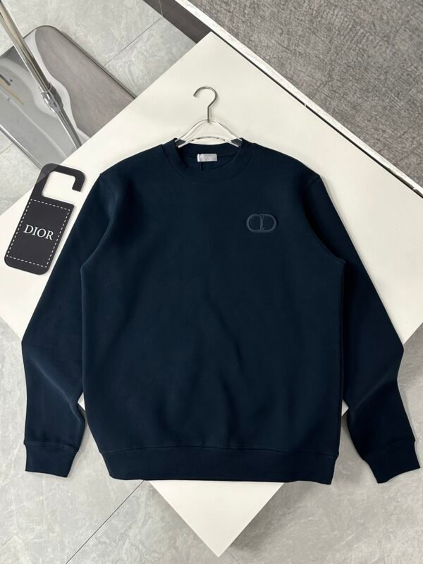 CD Crew Neck Jumper - Navy Blue