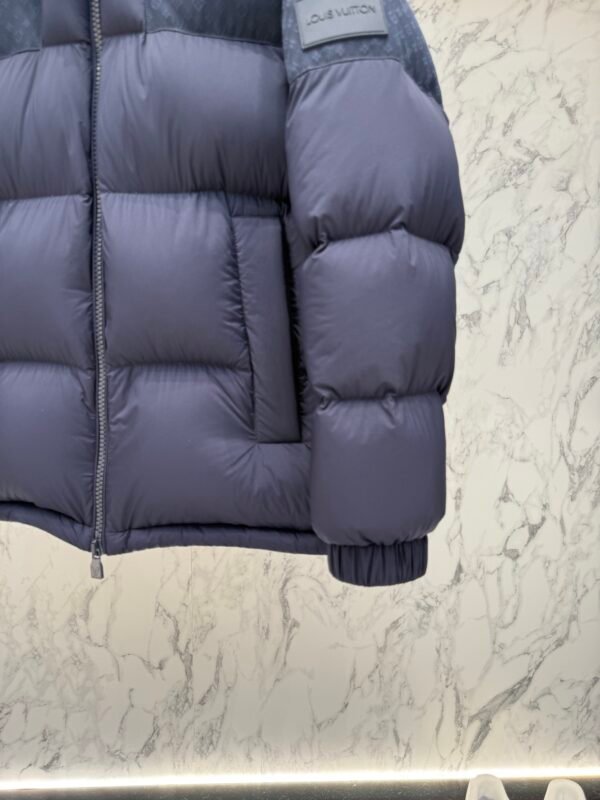 LVE Padded Hooded Coat – Navy Blue