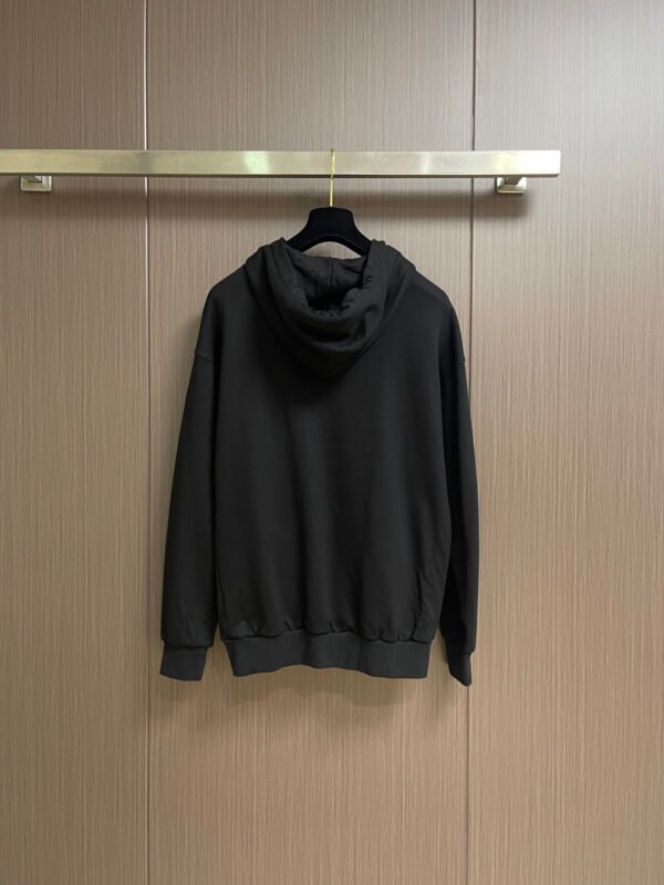 DG Printed Crest Logo Zip Hoodie - Black