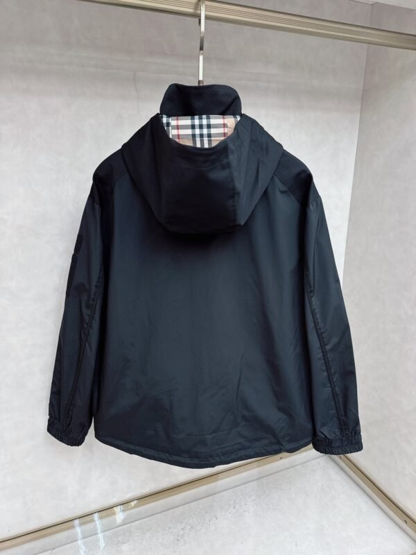 BRBY Black Hooded Jacket