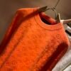 LVE Embossed Monogram Jumper – Burnt Orange
