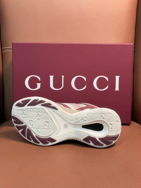 GCCI Chunky Trainers with Layered Panel Design -  Burgundy