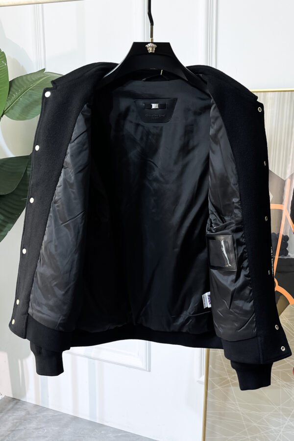 CD Varsity Jacket with Embroidered Chest Patch