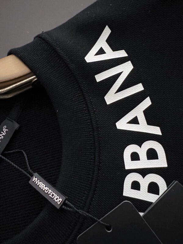 DG Logo Neckline Jumper - Black