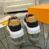 LVE Black Tan Low-Top Trainers