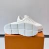 9 LVE Men’s White Luxury Low-Top Trainers