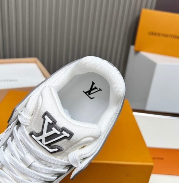 LVE Streetwear Trainer Sneaker – White Grey Edition
