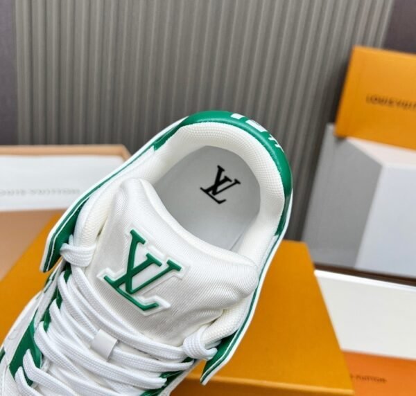 LVE Streetwear Trainer Sneaker – White Green Edition