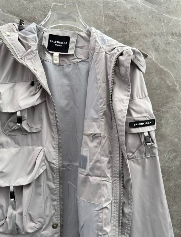 BLNCG Utility Multi-Pocket Jacket – Light Grey