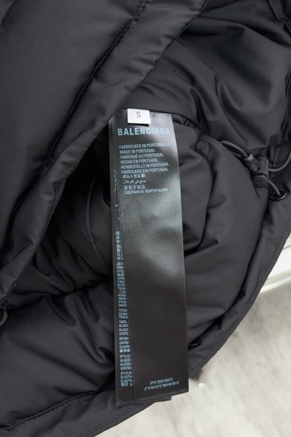 9 BLNCG Padded Puffer Vest Gilet - Black