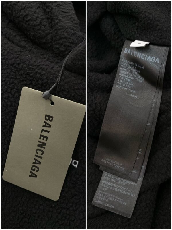 BLNCG Ski 3B Embroidered Logo Fleece Hoodie - Black