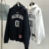 9 BLNCG Basketball Series Design Hoodie - Black