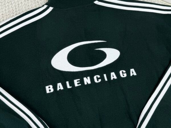 BLNCG Loop Sports Logo Zip-Up Jacket - Dark Green