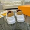 LVE White Brown Monogram Low Trainers
