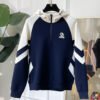 GCCI Hooded Half-Zip Jumper - Navy