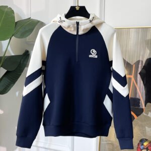 GCCI Hooded Half-Zip Jumper - Navy