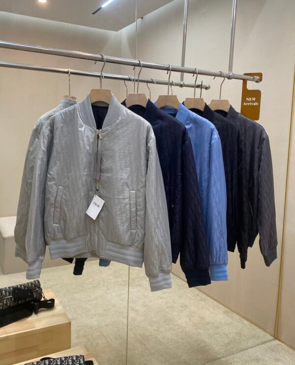 9147323d CD Monogram Zip-Up Jacket