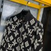 LVE Monogram-Style Zip Jacket – Black