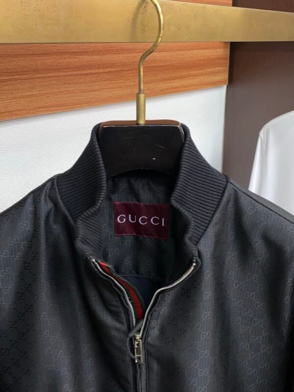 GCCI Monogram Zip Jacket - Black