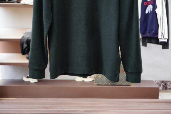 PRDA Crew Neck Jumper  with Chest Logo Detail - Deep Green