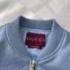 92add691 GCCI Embossed Monogram Zip Jacket - Light Blue