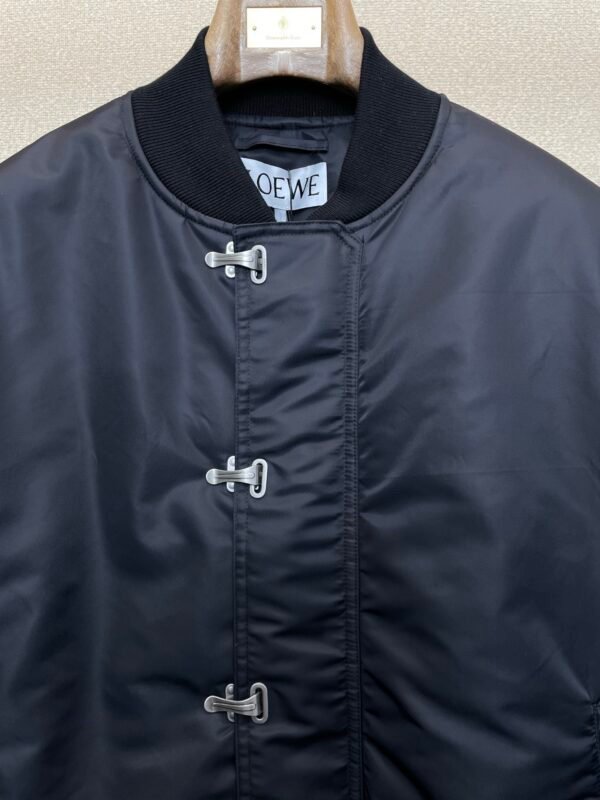 92e4b2e7 LWE Zip-Up Jacket with Hook Fastening - Black