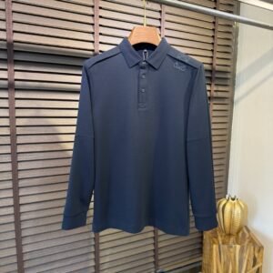 LWE Polo-Style Jumper - Navy Blue