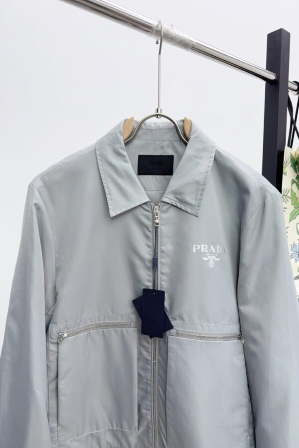 93ce18fb PRDA Zip-Front Jacket - Light Grey