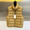 MNCLR Padded Quilted Gilet- Camel