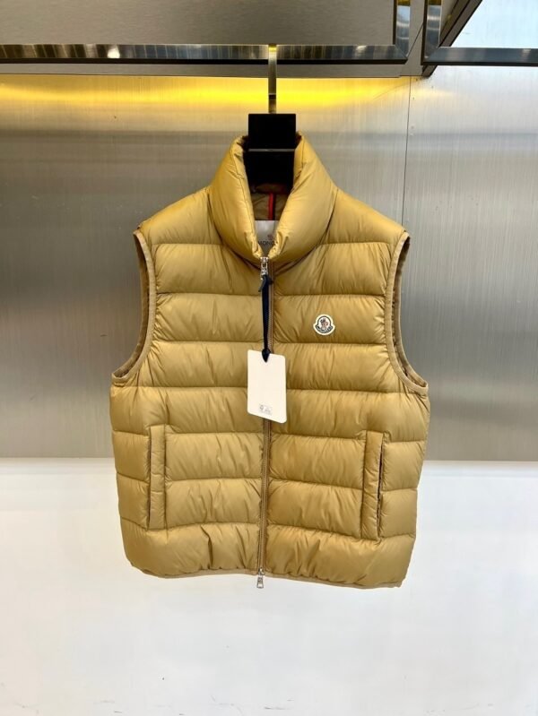 MNCLR Padded Quilted Gilet- Camel