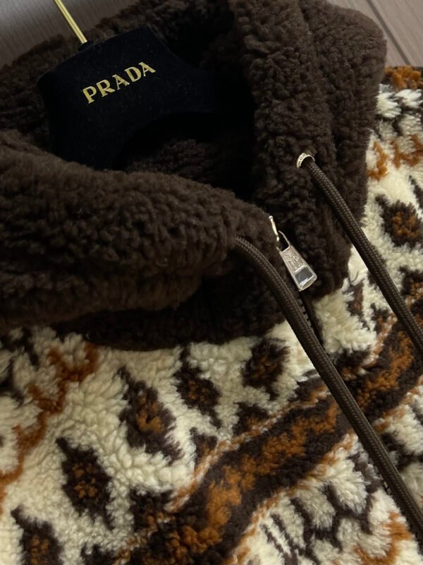 MNCLR Hooded Sherpa Fleece Jacket