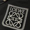LWE Hooded Jumper with Embroidered Motif - Black