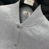 HRMS Button-Front Jacket - Grey
