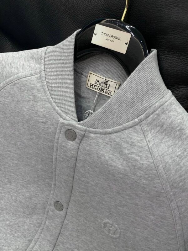HRMS Button-Front Jacket - Grey