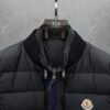 98d4e138 MNCLR Ribbed-Collar Quilted Black Jacket