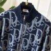 CD All-Over Monogram Zip Jacket - Navy & Grey
