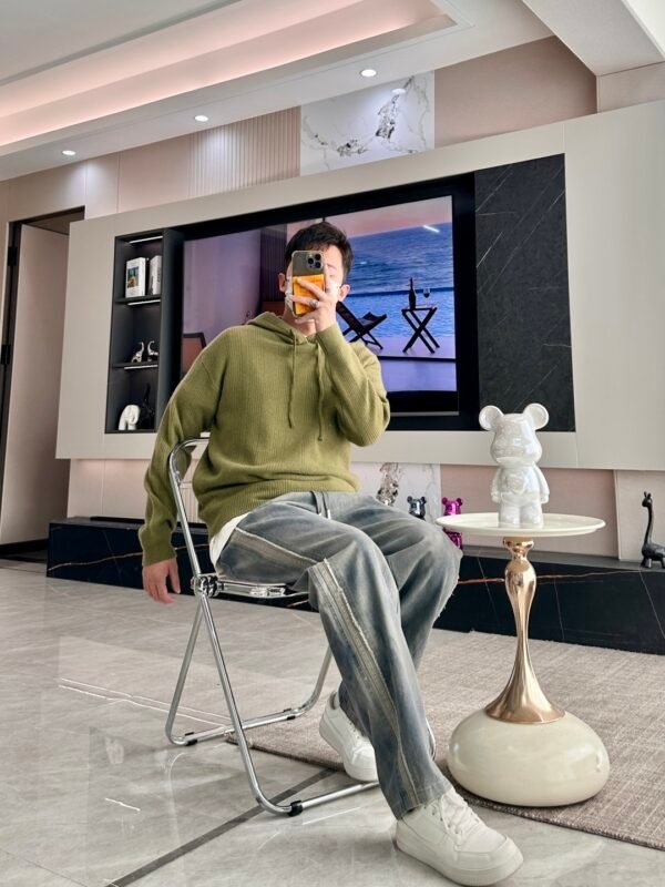 HRMS Knit Pullover Hoodie - Green