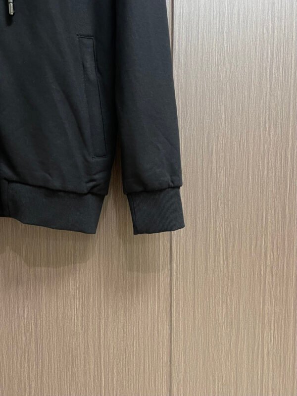 DG Logo Text Zip Hoodie - Black