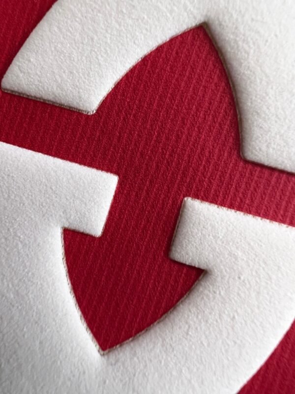 GCCI Graphic Print Hooded Jumper - White