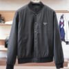 PRDA Ribbed Collar Jacket - Black