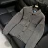 PRDA Button-Front knit Jacket - Grey