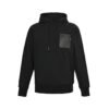 LWE Black Hoodie with Embossed Chest Patch