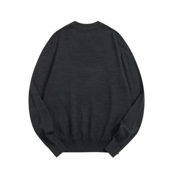 FND All-Over Geometric Knit Jumper – Charcoal Grey