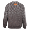 LVE Pixel Pattern Crewneck Jumper – Brown