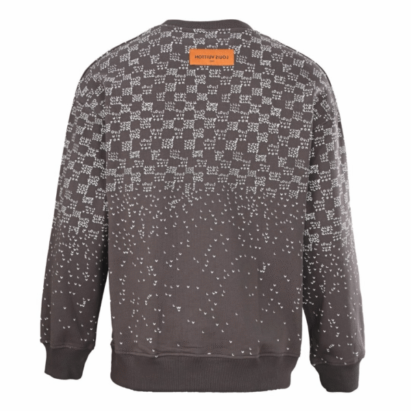 LVE Pixel Pattern Crewneck Jumper – Brown