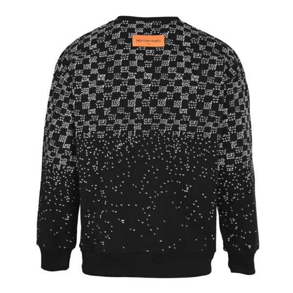 LVE Pixel Pattern Crewneck Jumper – Black