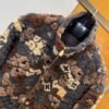 LVE Reversible Fleece Jacket – Brown & Charcoal Mix